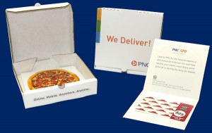 Pizza Box gift card promotion to drive traffic